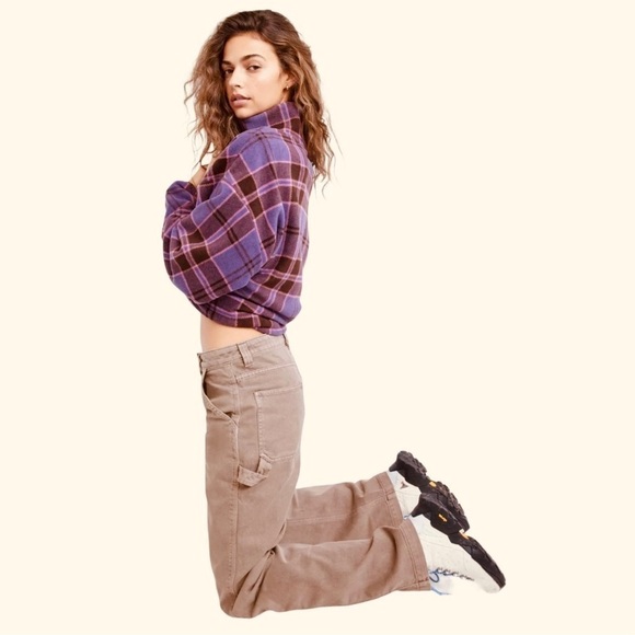 ARITZIA TNA Tan Greenwich Carpenter Jeans Size 0 - Picture 2 of 11